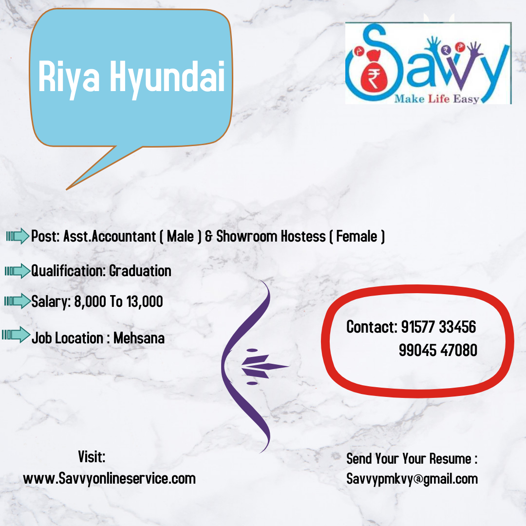 Asst. Accountant (Male) 
