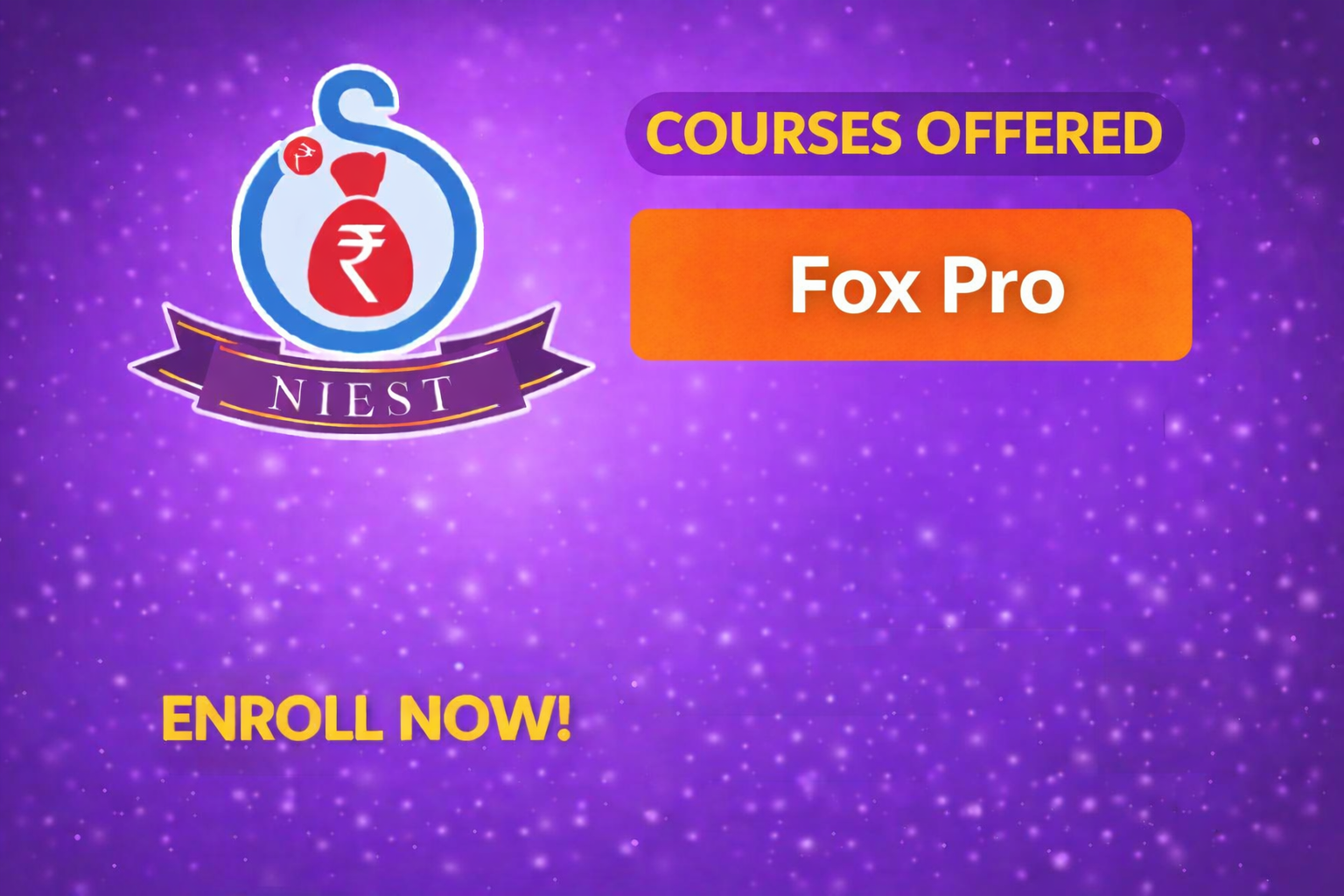 Fox Pro course promotion banner
