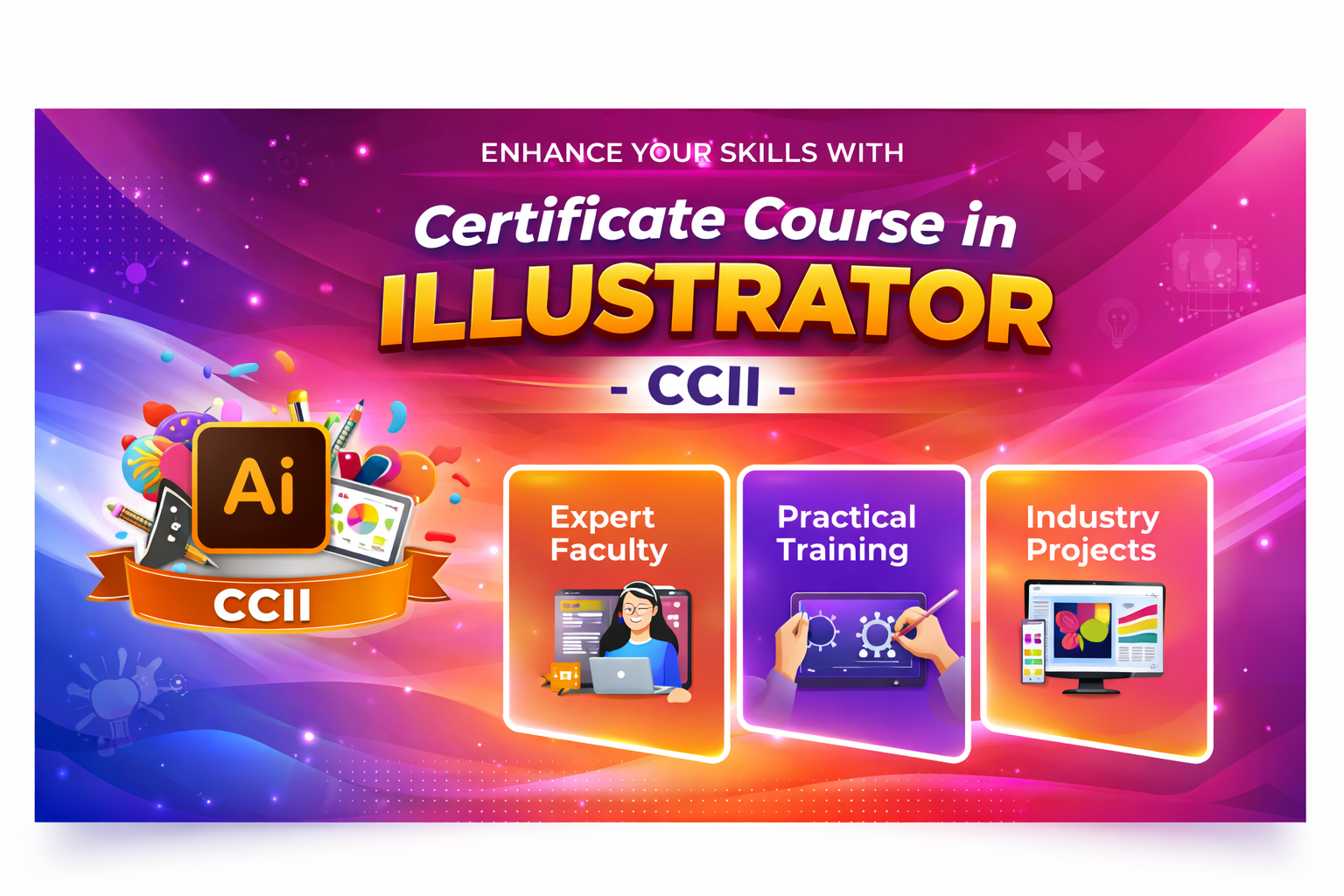 Illustrator CCII course promo banner