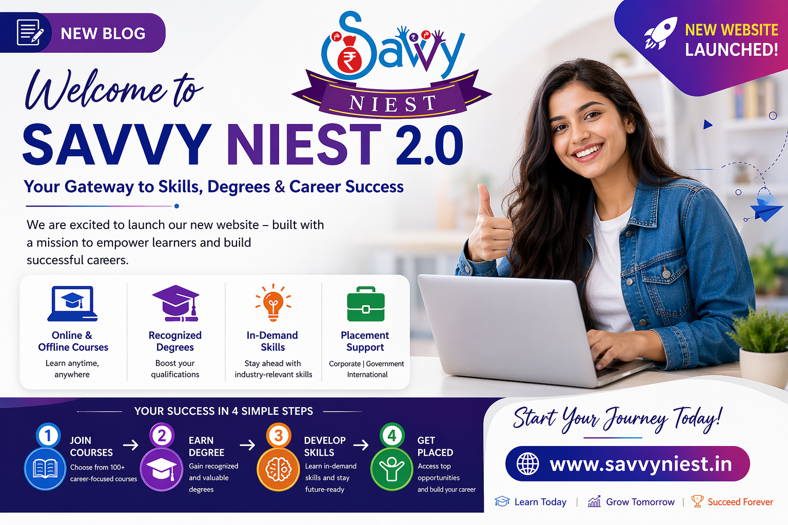 Savvy niest 2.0 - Online courses in mehsana